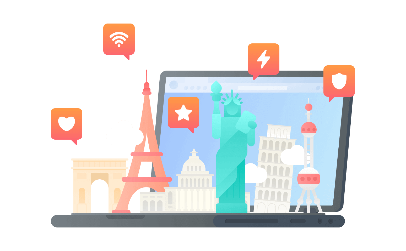 在圣马力诺连接到中国vpn - 天空乐享